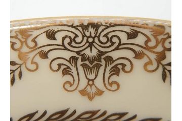オールドノリタケ　NORITAKE　金彩　繊細なデザインが煌びやかな印象を与えるプレート6枚セット(花、フラワー、皿、洋食器)(R-074122)