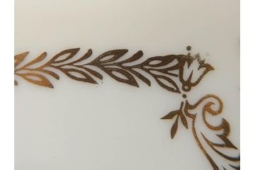 オールドノリタケ　NORITAKE　金彩　繊細なデザインが煌びやかな印象を与えるプレート6枚セット(花、フラワー、皿、洋食器)(R-074122)