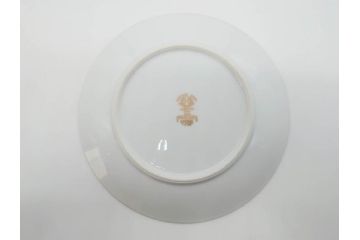 オールドノリタケ　NORITAKE　金彩　繊細なデザインが煌びやかな印象を与えるプレート6枚セット(花、フラワー、皿、洋食器)(R-074122)