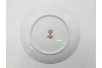 オールドノリタケ　NORITAKE　金彩　繊細なデザインが煌びやかな印象を与えるプレート6枚セット(花、フラワー、皿、洋食器)(R-074122)