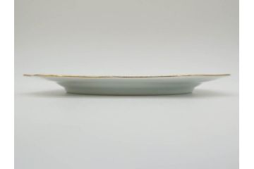 オールドノリタケ　NORITAKE　金彩　洗練されたフォルムが優雅な雰囲気を醸し出すプレート5枚セット(花、フラワー、皿、洋食器)(R-074123)