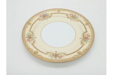 オールドノリタケ　NORITAKE　金彩　ゴールドのデザインが高級感を高めるプレート6枚セット(花、フラワー、皿、洋食器)(R-074125)