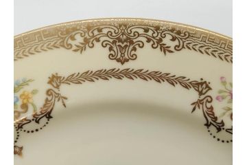 オールドノリタケ　NORITAKE　金彩　ゴールドのデザインが高級感を高めるプレート6枚セット(花、フラワー、皿、洋食器)(R-074125)