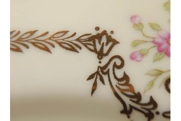 オールドノリタケ　NORITAKE　金彩　ゴールドのデザインが高級感を高めるプレート6枚セット(花、フラワー、皿、洋食器)(R-074125)