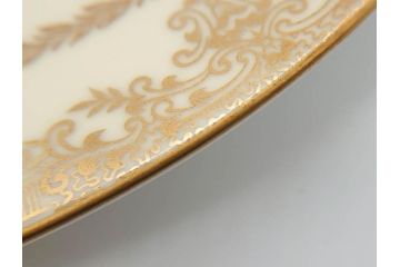 オールドノリタケ　NORITAKE　金彩　ゴールドのデザインが高級感を高めるプレート6枚セット(花、フラワー、皿、洋食器)(R-074125)