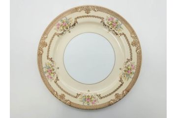 オールドノリタケ　NORITAKE　金彩　ゴールドのデザインが高級感を高めるプレート6枚セット(花、フラワー、皿、洋食器)(R-074125)