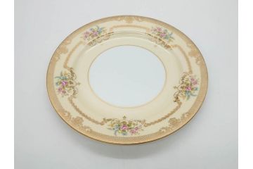 オールドノリタケ　NORITAKE　金彩　ゴールドのデザインが高級感を高めるプレート5枚セット(花、フラワー、皿、洋食器)(R-074126)