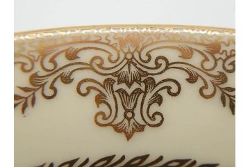 オールドノリタケ　NORITAKE　金彩　ゴールドのデザインが高級感を高めるプレート5枚セット(花、フラワー、皿、洋食器)(R-074126)