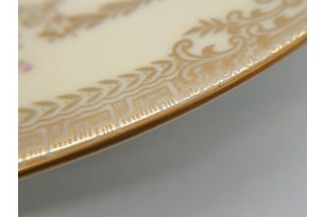 オールドノリタケ　NORITAKE　金彩　ゴールドのデザインが高級感を高めるプレート5枚セット(花、フラワー、皿、洋食器)(R-074126)
