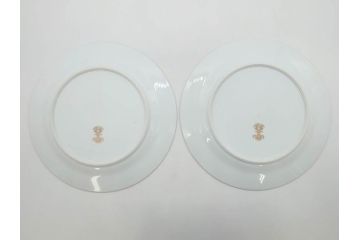 オールドノリタケ　NORITAKE　金彩　ゴールドのデザインが高級感を高めるプレート5枚セット(花、フラワー、皿、洋食器)(R-074126)