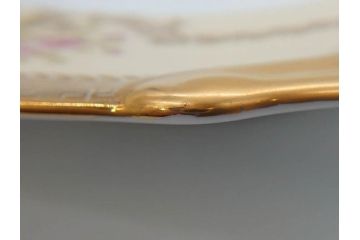 オールドノリタケ　NORITAKE　金彩　幅広いシーンで活躍してくれるオーバルプレート&グレービーボート&ボウルセット(花、フラワー、皿、洋食器、ソースボート、グレイビー)(R-074127)