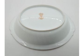 オールドノリタケ　NORITAKE　金彩　幅広いシーンで活躍してくれるオーバルプレート&グレービーボート&ボウルセット(花、フラワー、皿、洋食器、ソースボート、グレイビー)(R-074127)