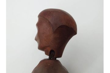 フランスビンテージ　木製　色々なポージングができるデッサン人形(デッサン用ドール、人形模型、ウッドマネキン、可動式、モデル人形、ヴィンテージ)(R-074128)