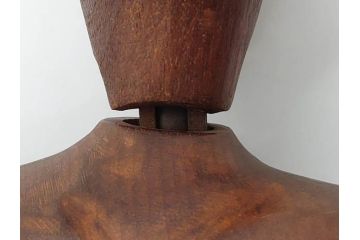 フランスビンテージ　木製　色々なポージングができるデッサン人形(デッサン用ドール、人形模型、ウッドマネキン、可動式、モデル人形、ヴィンテージ)(R-074128)