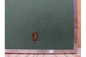 【真作】 京都　日本画家　井上富夫　「花菖蒲」(共シール、絵画、額装、箱付き)(R-074131)