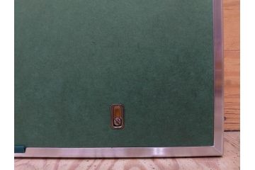 真作　京都　日本画家　井上富夫　「薊」(アザミ、共シール、絵画、額装、箱付き)(R-074133)