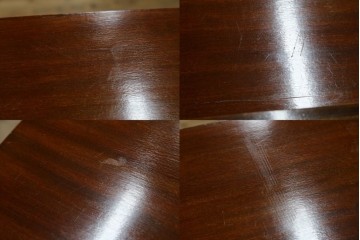 イギリスアンティーク　マホガニー材　猫脚がお洒落なキャビネット　(R-074137)