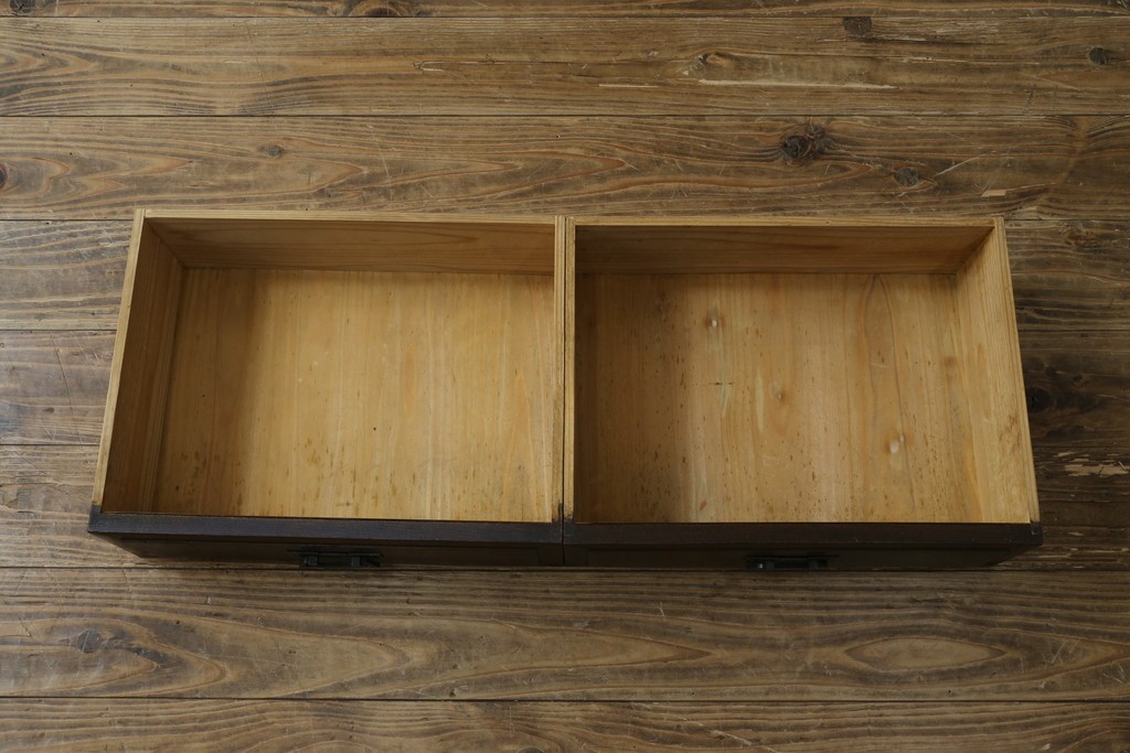 和製アンティーク　上手物!!　栓材　象嵌入り　扉のデザインが目を引く本箱　(R-074142)