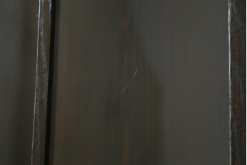 和製アンティーク　上手物!!　栓材　象嵌入り　扉のデザインが目を引く本箱　(R-074142)