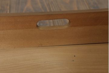 和製アンティーク　大正ロマン!!　タモ材　玉杢　古い洋館の象嵌入り和服タンス(衣装箪笥、着物箪笥、収納箪笥、洋服タンス、チェスト)(R-074153)
