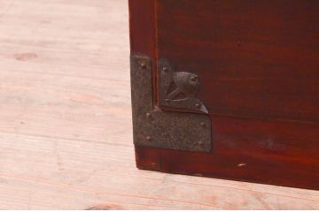 和製アンティーク　桜丸金具　年月を経た風合いが魅力的な米沢箪笥ローボード(時代箪笥、収納箪笥、引き出し、ローチェスト、テレビ台、テレビボード)(R-074161)