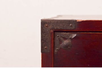 和製アンティーク　桜丸金具　年月を経た風合いが魅力的な米沢箪笥ローボード(時代箪笥、収納箪笥、引き出し、ローチェスト、テレビ台、テレビボード)(R-074162)