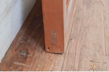 ビンテージ建具　両面ガラス　上品な和を演出する組子欄間1枚(明り取り、明かり取り、ヴィンテージ)(R-074166)