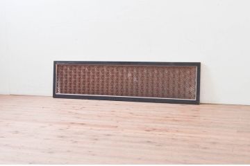 アンティーク建具　和モダンなインテリアにおすすめの組子欄間1枚(明り取り、明かり取り)(R-074168)