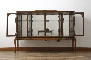 中古　美品　松永工房　品のある佇まいが魅力的なサイドボード(サイドキャビネット、収納棚、戸棚、飾り棚)(定価約43万円)(R-074173)