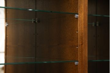 中古　美品　松永工房　品のある佇まいが魅力的なサイドボード(サイドキャビネット、収納棚、戸棚、飾り棚)(定価約43万円)(R-074173)