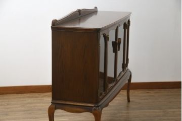 中古　美品　松永工房　品のある佇まいが魅力的なサイドボード(サイドキャビネット、収納棚、戸棚、飾り棚)(定価約43万円)(R-074173)