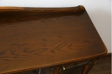 中古　美品　松永工房　品のある佇まいが魅力的なサイドボード(サイドキャビネット、収納棚、戸棚、飾り棚)(定価約43万円)(R-074173)