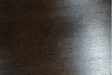 イギリスアンティーク　希少サイズ!!　オーク材　バルボスレッグが目を惹くサイドテーブル　(R-074174)