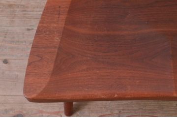 和製ヴィンテージ　小田急ハルク購入　ジョージナカシマ　LOUNGE ARM(ラウンジアーム)　One Arm(ワンアーム、片肘)　CN103　モダンに洗練された左アーム付きラウンジチェア(ジョージ・ナカシマ、アームチェア、イス、椅子、板座チェア、ビンテージ)(R-074176)