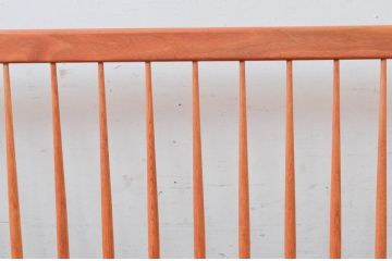 和製ヴィンテージ　小田急ハルク購入　ジョージナカシマ　BENCH　CN108　木そのままの味わいが伝わるコノイドベンチ(ジョージ・ナカシマ、長椅子、板座チェア、ビンテージ)(R-074178)