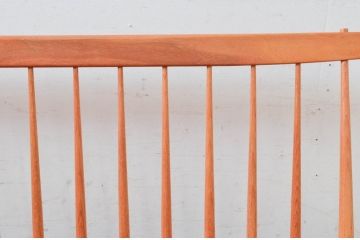 和製ヴィンテージ　小田急ハルク購入　ジョージナカシマ　BENCH　CN108　木そのままの味わいが伝わるコノイドベンチ(ジョージ・ナカシマ、長椅子、板座チェア、ビンテージ)(R-074178)