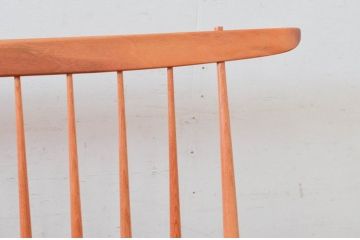 和製ヴィンテージ　小田急ハルク購入　ジョージナカシマ　BENCH　CN108　木そのままの味わいが伝わるコノイドベンチ(ジョージ・ナカシマ、長椅子、板座チェア、ビンテージ)(R-074178)