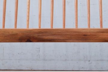 和製ヴィンテージ　小田急ハルク購入　ジョージナカシマ　BENCH　CN108　木そのままの味わいが伝わるコノイドベンチ(ジョージ・ナカシマ、長椅子、板座チェア、ビンテージ)(R-074178)