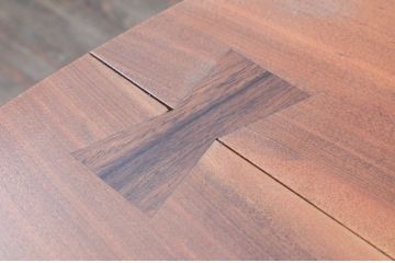 和製ビンテージ　レア　ジョージナカシマ　刻印なしの年代もの!!　小田急ハルク購入　ROUND TABLE　素材のかたちと杢目を活かしたラウンドテーブル(ジョージ・ナカシマ、丸テーブル、ローテーブル、リビングテーブル、センターテーブル、ヴィンテージ、契り)(R-074179)