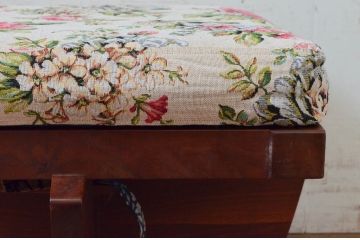和製ビンテージ　ジョージナカシマ　小田急ハルク購入　GREENROCK OTTOMAN　CN114　こだわりの空間演出が叶うグリーンロックオットマン(ジョージ・ナカシマ、椅子、フットスツール、チェア、ヴィンテージ)(R-074180)