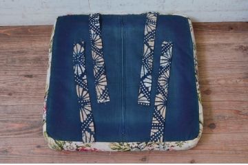 和製ビンテージ　ジョージナカシマ　小田急ハルク購入　GREENROCK OTTOMAN　CN114　こだわりの空間演出が叶うグリーンロックオットマン(ジョージ・ナカシマ、椅子、フットスツール、チェア、ヴィンテージ)(R-074185)