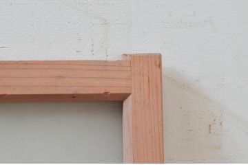 アンティーク建具　古き良き時代の趣を感じる小窓2枚セット(引き戸、ガラス戸)(R-074188)