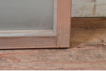 アンティーク建具　古き良き時代の趣を感じる小窓2枚セット(引き戸、ガラス戸)(R-074188)
