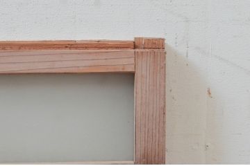 アンティーク建具　古き良き時代の趣を感じる小窓2枚セット(引き戸、ガラス戸)(R-074188)