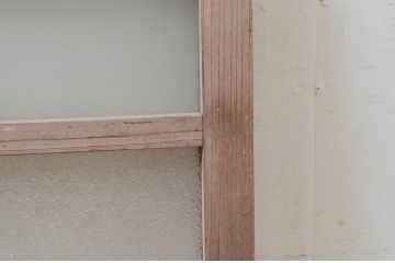 アンティーク建具　古き良き時代の趣を感じる小窓2枚セット(引き戸、ガラス戸)(R-074188)