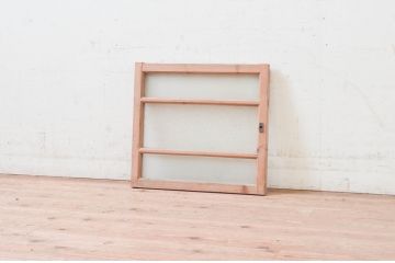 アンティーク建具　古き良き時代の趣を感じる小窓1枚(引き戸、ガラス戸)(R-074189)