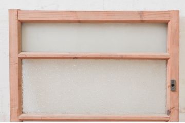 アンティーク建具　古き良き時代の趣を感じる小窓1枚(引き戸、ガラス戸)(R-074189)