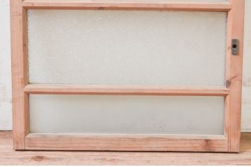 アンティーク建具　古き良き時代の趣を感じる小窓1枚(引き戸、ガラス戸)(R-074189)