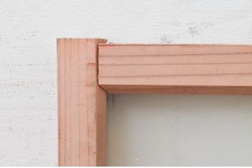 アンティーク建具　古き良き時代の趣を感じる小窓1枚(引き戸、ガラス戸)(R-074189)