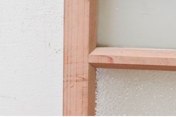 アンティーク建具　古き良き時代の趣を感じる小窓1枚(引き戸、ガラス戸)(R-074189)